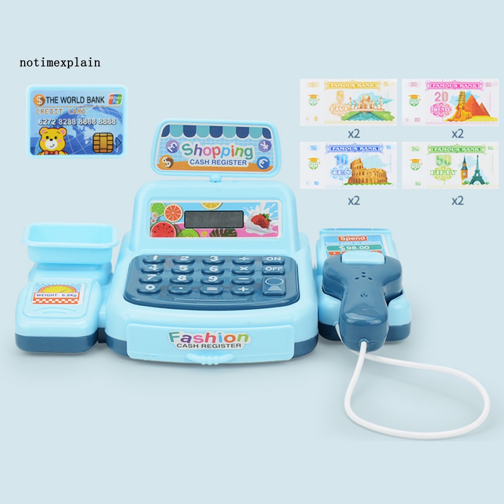 1 Bộ Đồ Chơi Quầy Thu Ngân Siêu Thị Cho Bé