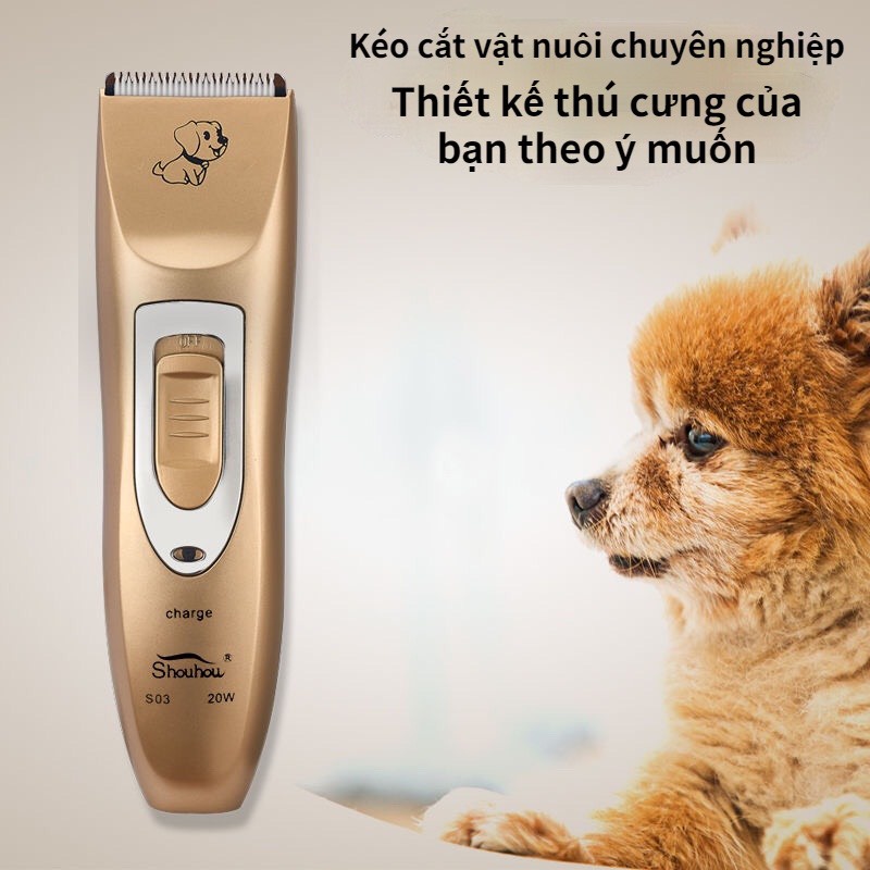Tông đơ cắt lông chó mèo - full phụ kiện  MS S03