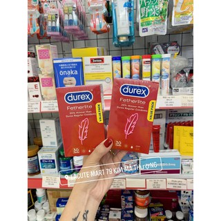 Bao cao su DUREX úc ( Hộp 30 cái )