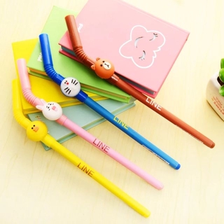 Bút nước mực đen hình ống hút