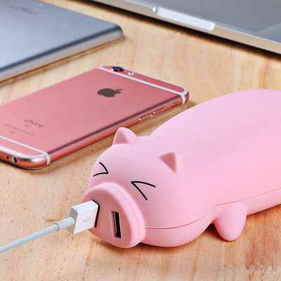 SẠC DỰ PHÒNG HEO HỒNG dễ thương mã T360 shop oanh