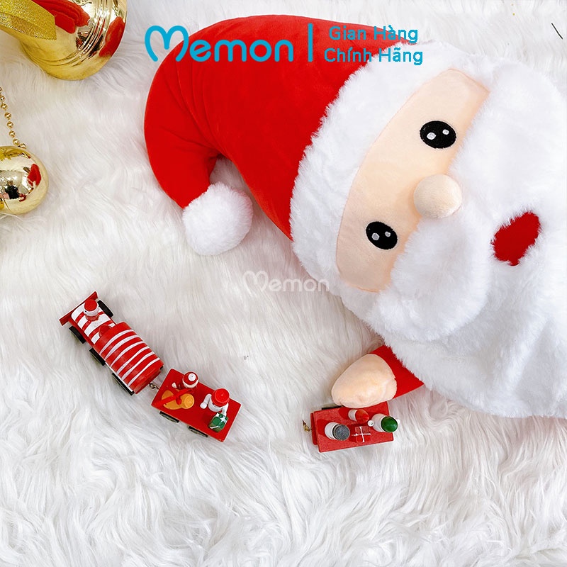 Gấu Bông Ông Già Noel Ngồi Cao Cấp Memon