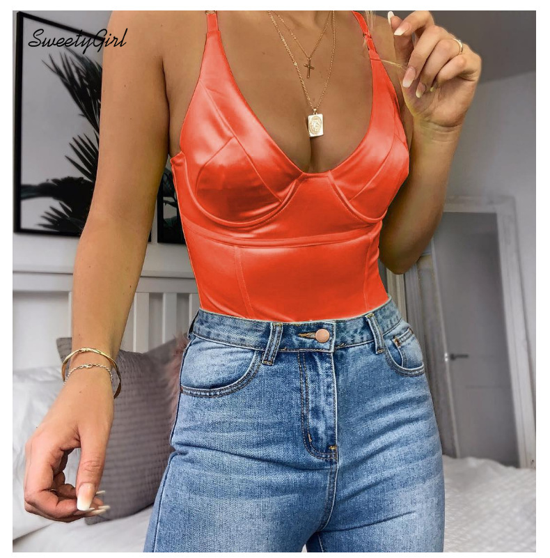 Jumpsuit nữ không tay cổ chữ v thời trang quyến rũ