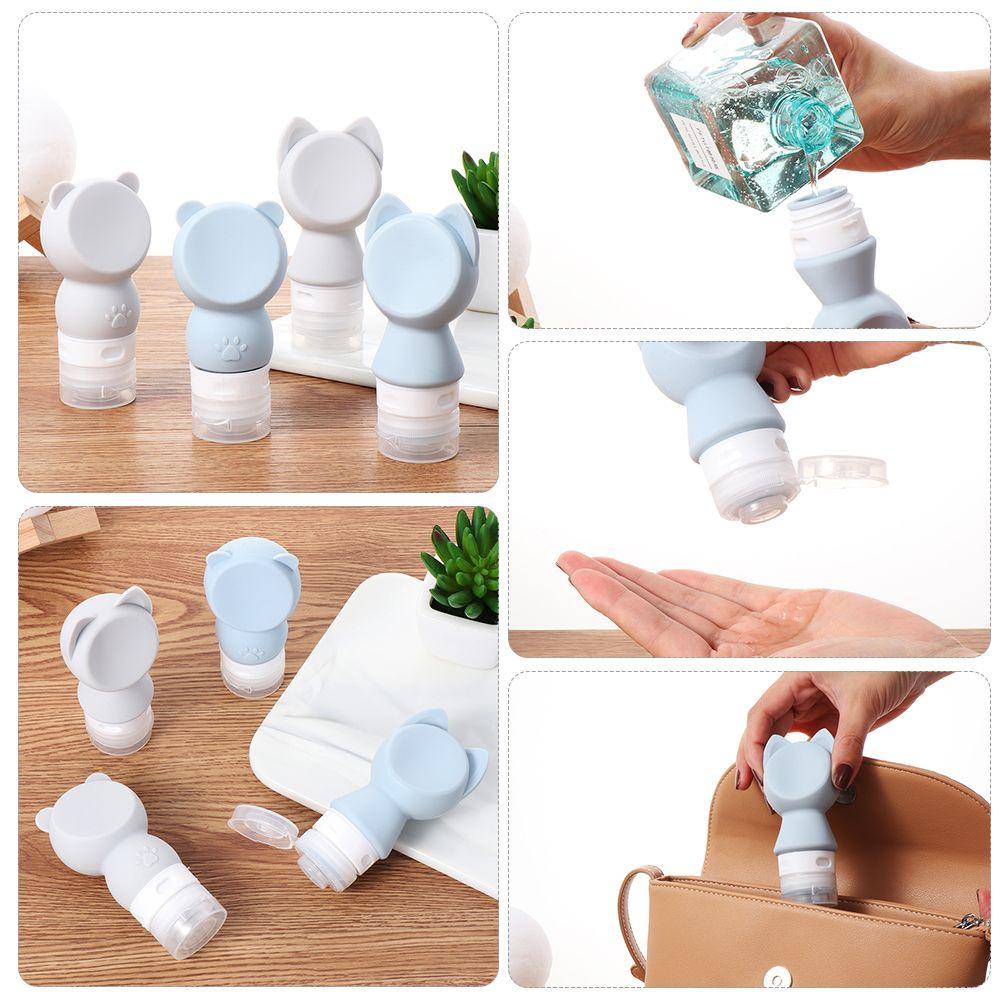 Chai Silicone Rỗng Đựng Dầu Gội / Kem Dưỡng Thể Đổ Đầy MIHAN1
