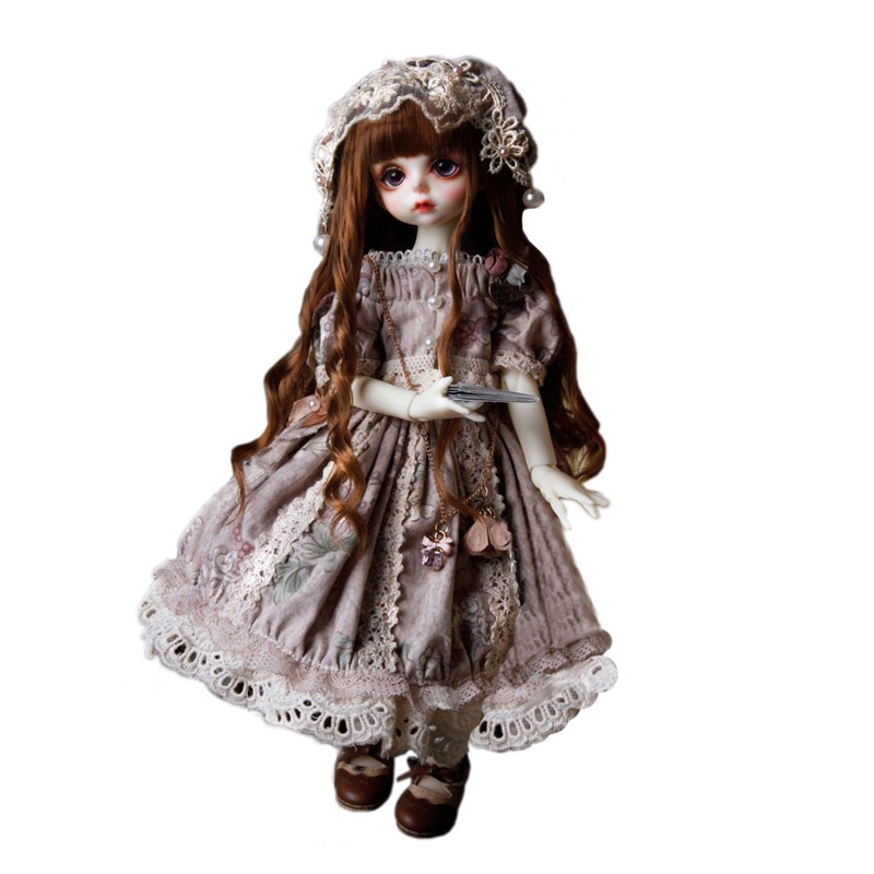 Búp Bê Tóc Xoăn Dài Gợn Sóng Dễ Thương Xinh Xắn Tỉ Lệ 1 / 6