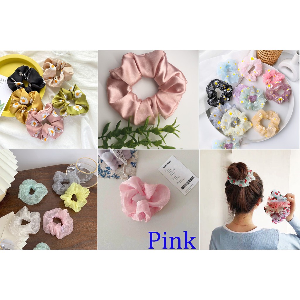 Combo Dây Cột tóc buộc tóc vải loại đẹp hot trend thaothan9193