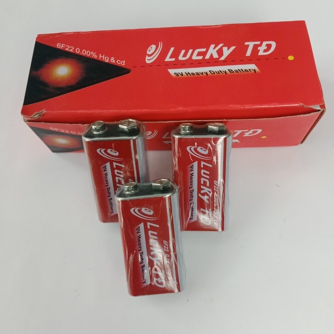 Pin 9V Lucky TĐ - Pin vuông 9V