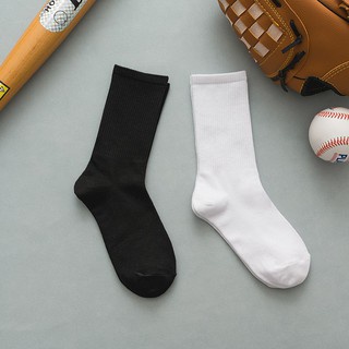 Tất cổ cao nam nữ vớ cổ ngắn nữ nam trắng trơn vải cotton thoáng mát co giãn thời trang unisex Covolacotat