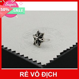 Bông Tai Bạc Nam Nữ Unisex Hoa Tuyết Shop Bé Ciu