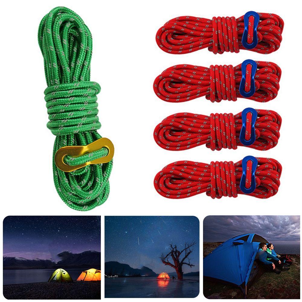 MUVAKO Dây Thừng Sinh Tồn Phản Quang Có Khóa Hợp Kim Chất Lượng Cao