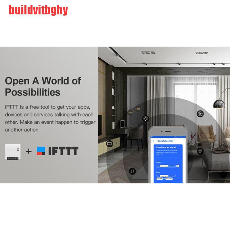 {buildvitbghy}SONOFF MINI DIY Wifi Smart Switch Two Way Switch Via APP Remote Control Switches OSE