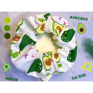 Vải quả bơ may dây buộc tóc scrunchies