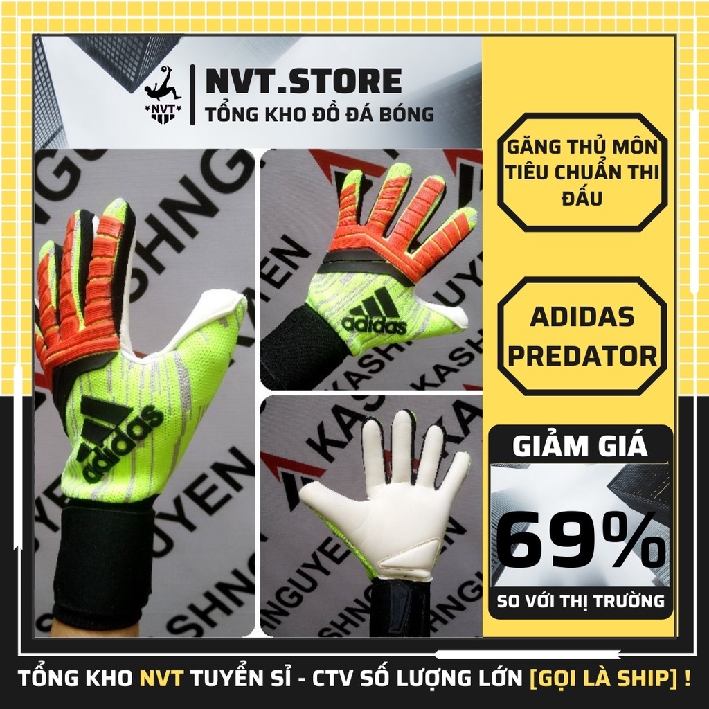 Bao tay thủ môn trẻ em Predator siêu dính, găng tay thủ môn trẻ em cao cấp giá rẻ - NVT.store.vn