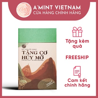 Ngũ cốc Tăng cơ hủy mỡ A'mint (Amint Premium - TV3 cacao - Tặng kèm cẩm nang + thực đơn + bài tập)
