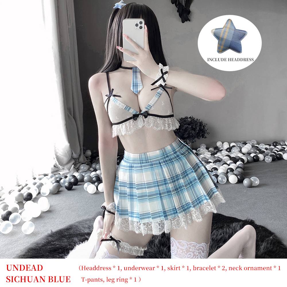 Bộ Đồ Lót Hóa Trang Nữ Sinh Nhật Bản Quyến Rũ