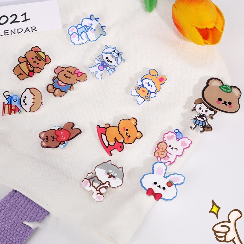 Pin Cài Áo Dễ Thương Nhiều Mẫu