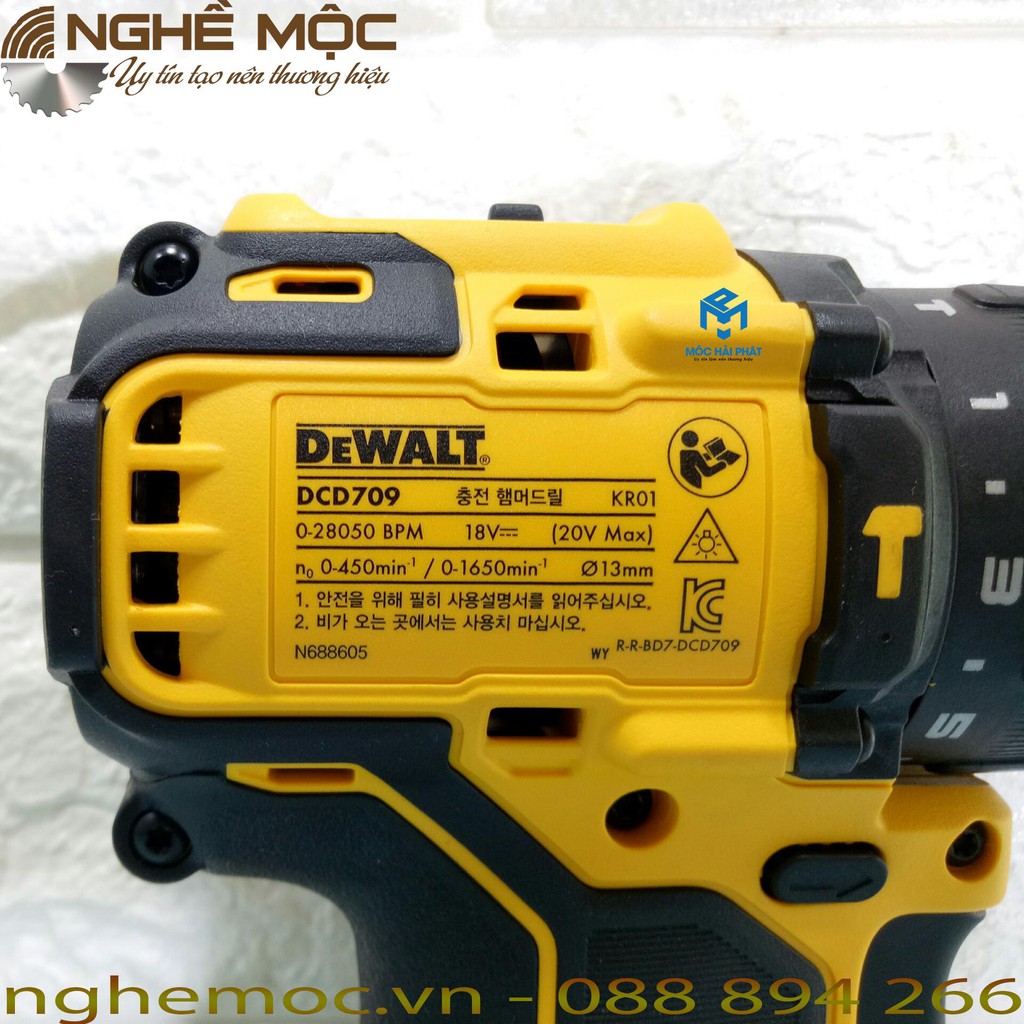 DCD709 Dewalt - Máy khoan pin 709 18V