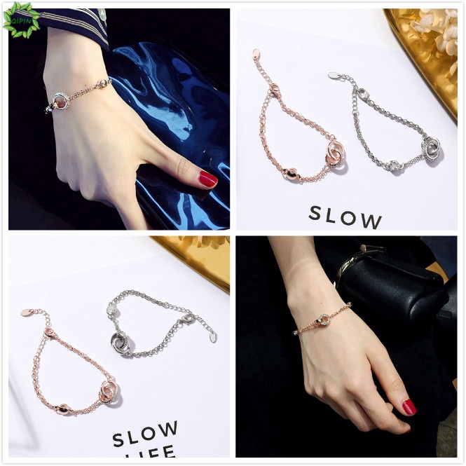 Lắc tay hợp kim họa tiết độc đáo thời trang cho nữ