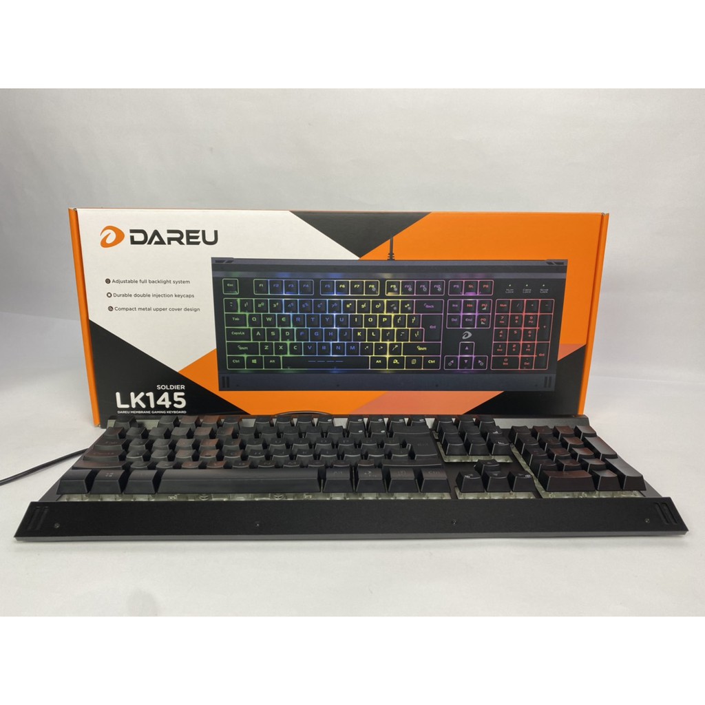 Bàn phím có dây giả cơ Dareu LK145 có Led chuyên PC Gaming chính hãng Dareu bảo hành 24 tháng