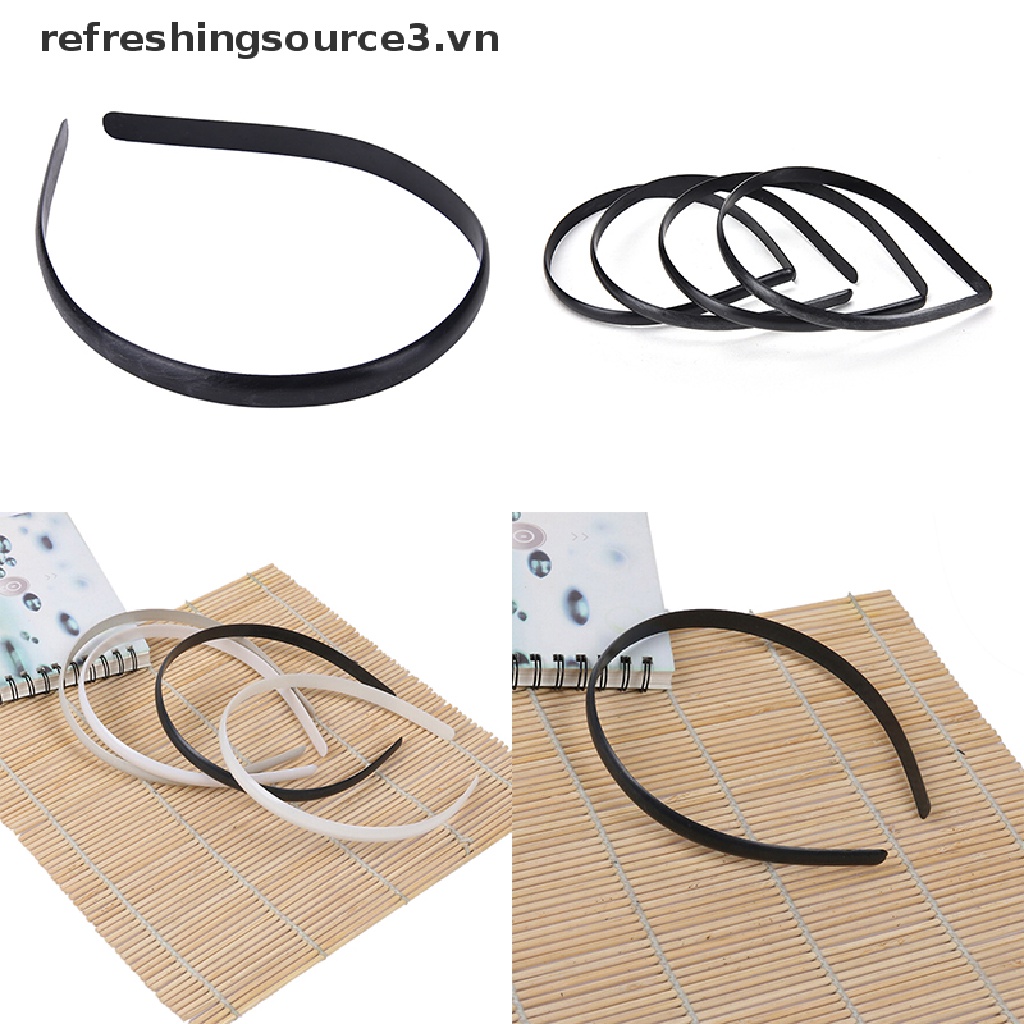 Bộ 10 Băng Đô Nhựa 2 Màu Sắc