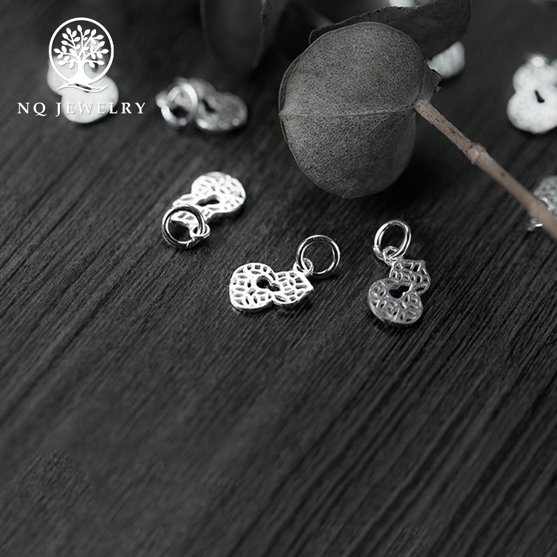 Charm bạc hình hồ lô mặt treo - NQ Jewelry