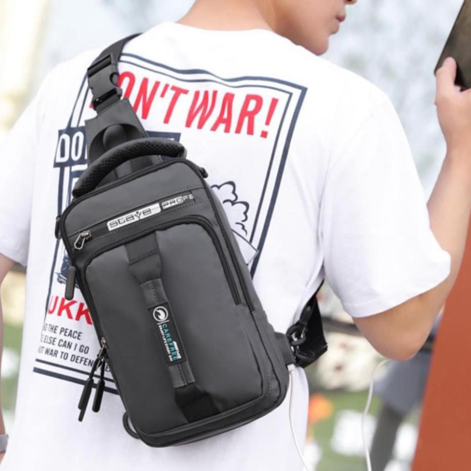 Túi đeo chéo nam đa năng chống nước bền bỉ - phong cách trẻ trung năng động | BigBuy360 - bigbuy360.vn