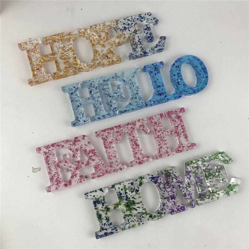 Khuôn Silicone Tạo Hình Chữ Happy Birthday / Love Độc Đáo Trang Trí Bánh Kem