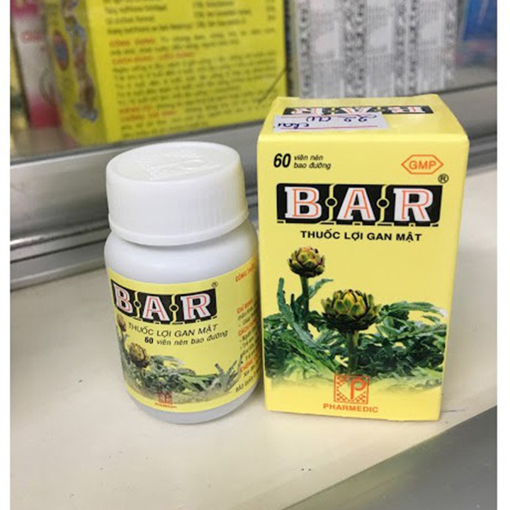 BAR Actiso Hộp 60 Viên - Viên uống mát gan lợi mật - B.A.R - Coastlinecare Pharmacy
