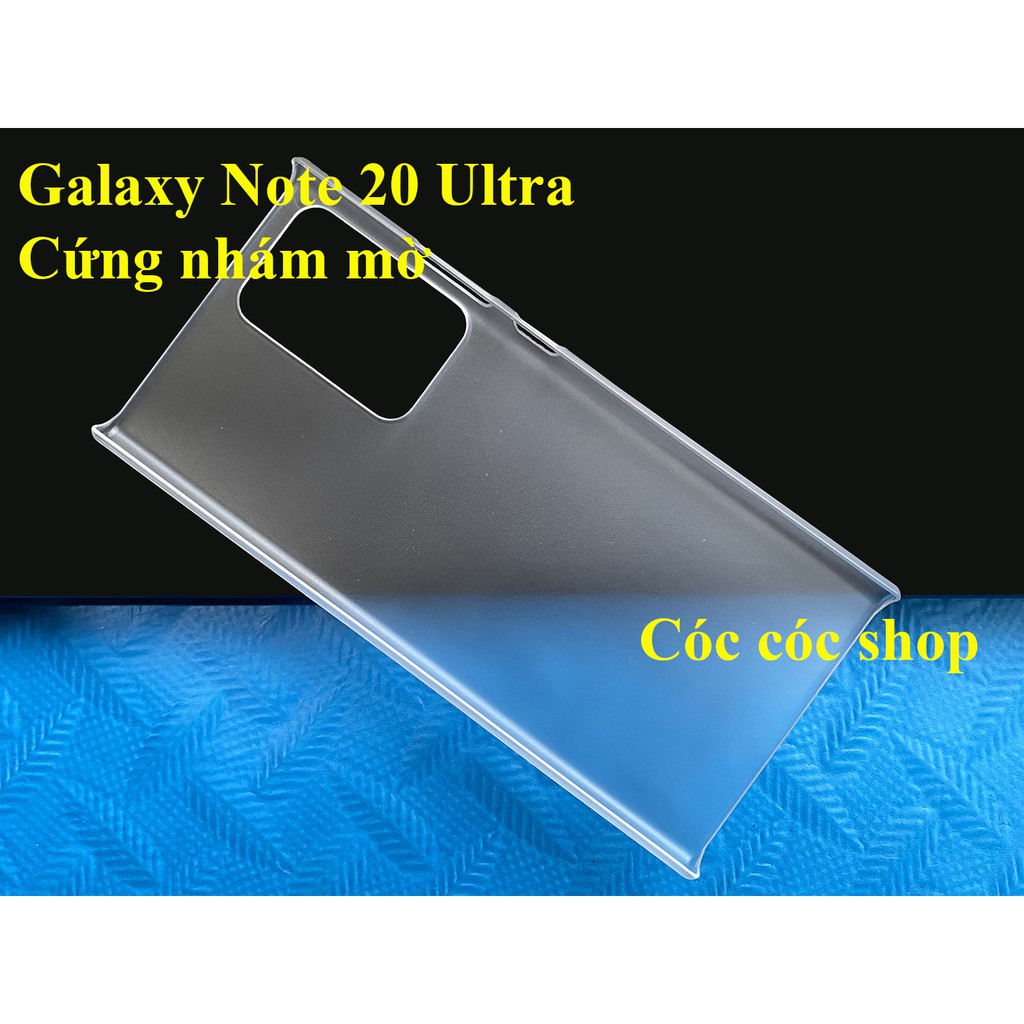 Ốp lưng Sam sung Note 20 / Note 20 Ultra nhựa CỨNG TRONG SUỐT/ CỨNG NHÁM MỜ | BigBuy360 - bigbuy360.vn