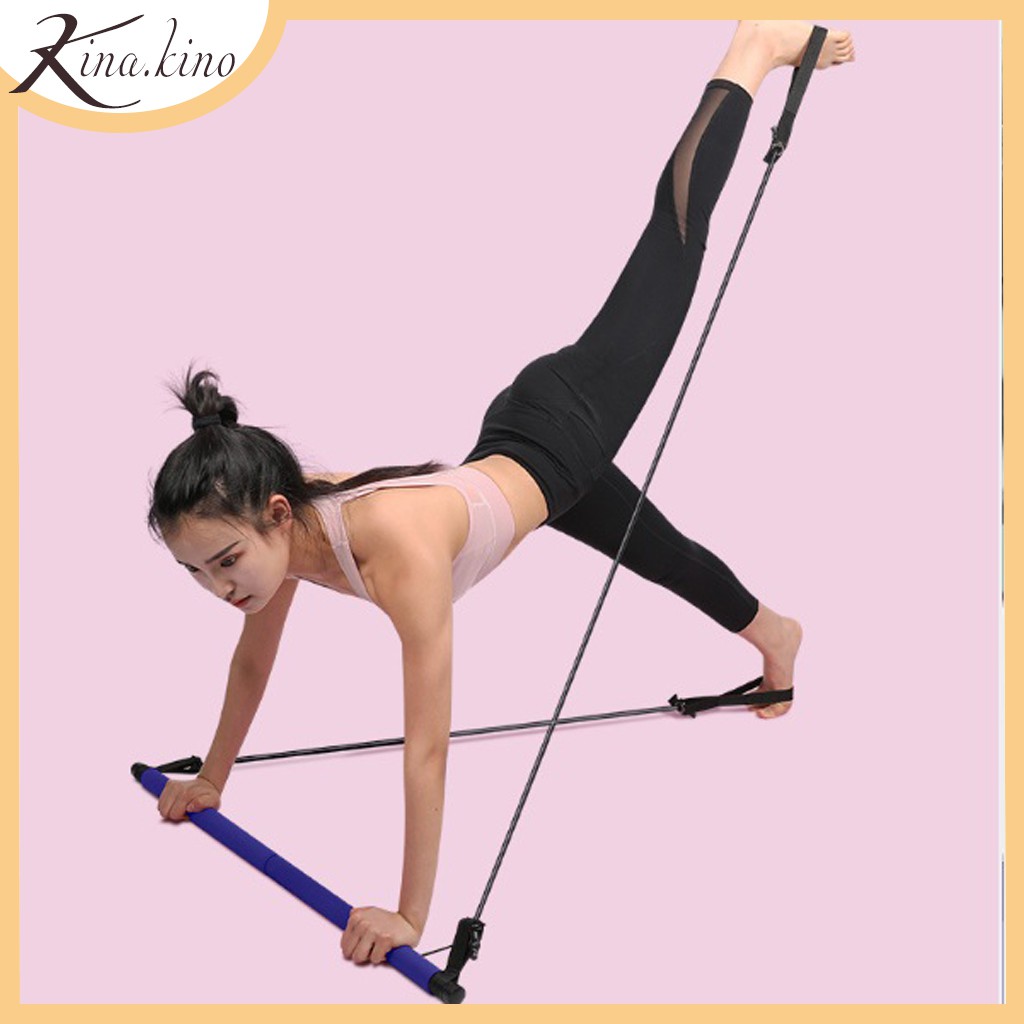 Dụng cụ tập Gym pilates có dây kháng lực, dụng cụ thể thao tập toàn thân đa năng cao cấp - Kinakino