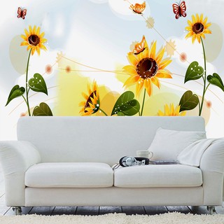 Tranh vải khổ lớn trang trí trường mầm non, tranh canvas họa tiết thiếu nhi