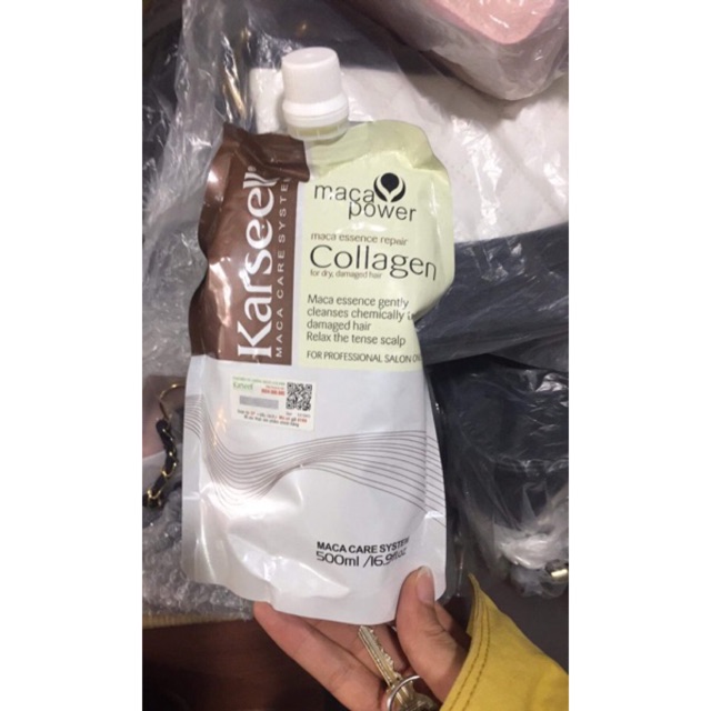 Dầu hấp tóc colagen Karseell maca