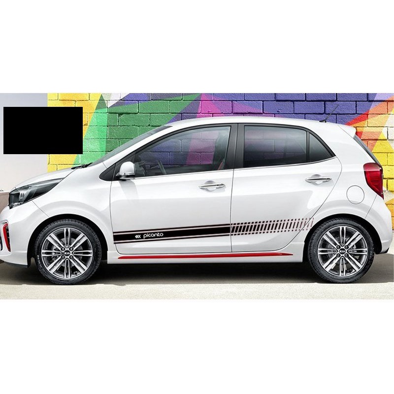 Tem Sườn Xe Ô Tô KiA MORNING,Team Decal Oto Kia,tặng kèm tem chữ kí theo yêu cầu hoặc tem nắp bình x