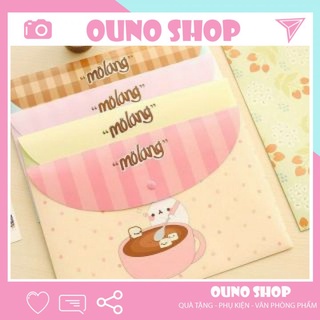 Túi đựng tài liệu a4 cúc bấm 32x23cm cute