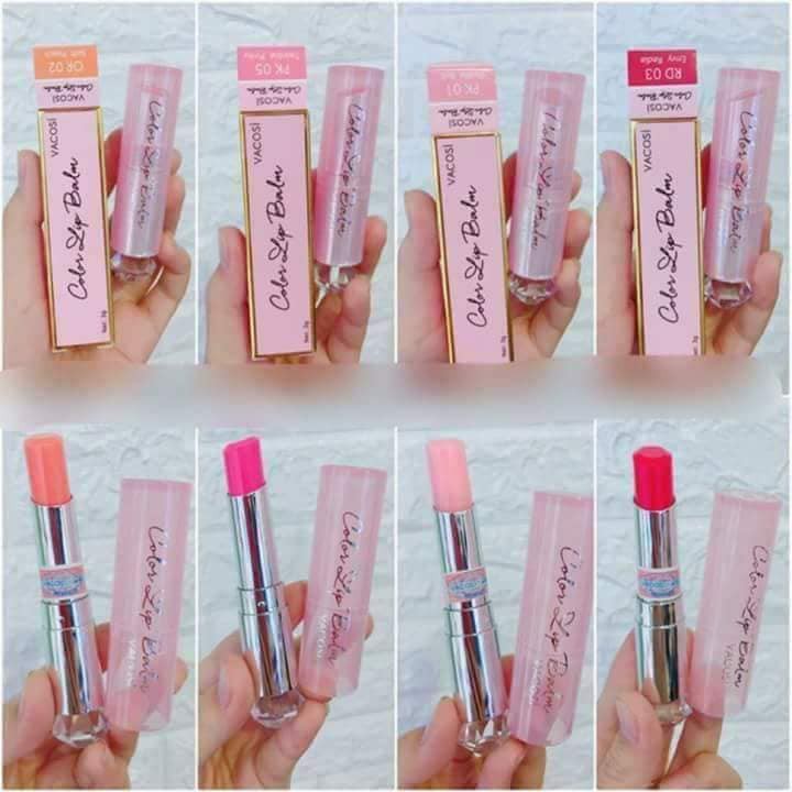 SON DƯỠNG MỀM MƯỚT MÔI VACOSI COLOR LIPBALM - 3695