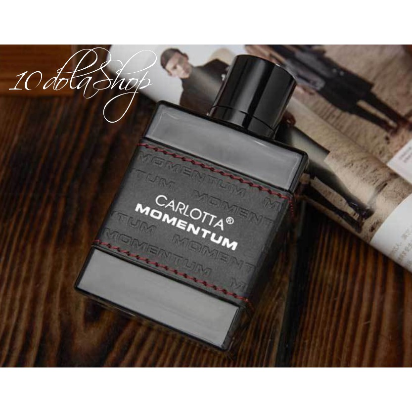 Nước hoa nam Carlotta momentum Hương Liệu Pháp lưu hương 8 tiếng tặng kèm nước hoa hãng 5ml | Thế Giới Skin Care
