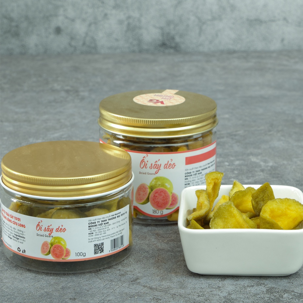 Ổi sấy dẻo Vietgourmet hàng xuất khẩu, đặc sản Việt, hoa quả sấy, trái cây sấy, đồ ăn vặt Healthy | BigBuy360 - bigbuy360.vn