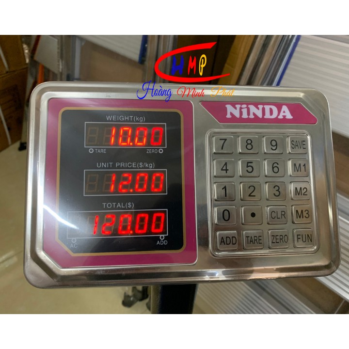 CÂN ĐIỆN TỬ CAO CẤP NINDA 150KgBH 2 NĂMCÂN BÀN CAO CẤPBÀN CÂN INOX. SIÊU CHÍNH XÁC