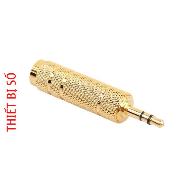 Jack Đầu chuyển 6.5 Ra 3.5 Mạ Vàng -DC3124