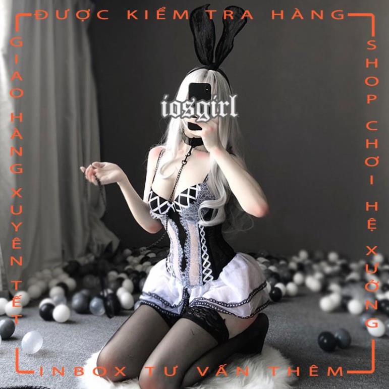 Bộ áo hai dây + quần lót lọt khe ngủ hóa trang nhân vật hoạt hình quyến rũ cho nữ  - hot tiktok | BigBuy360 - bigbuy360.vn
