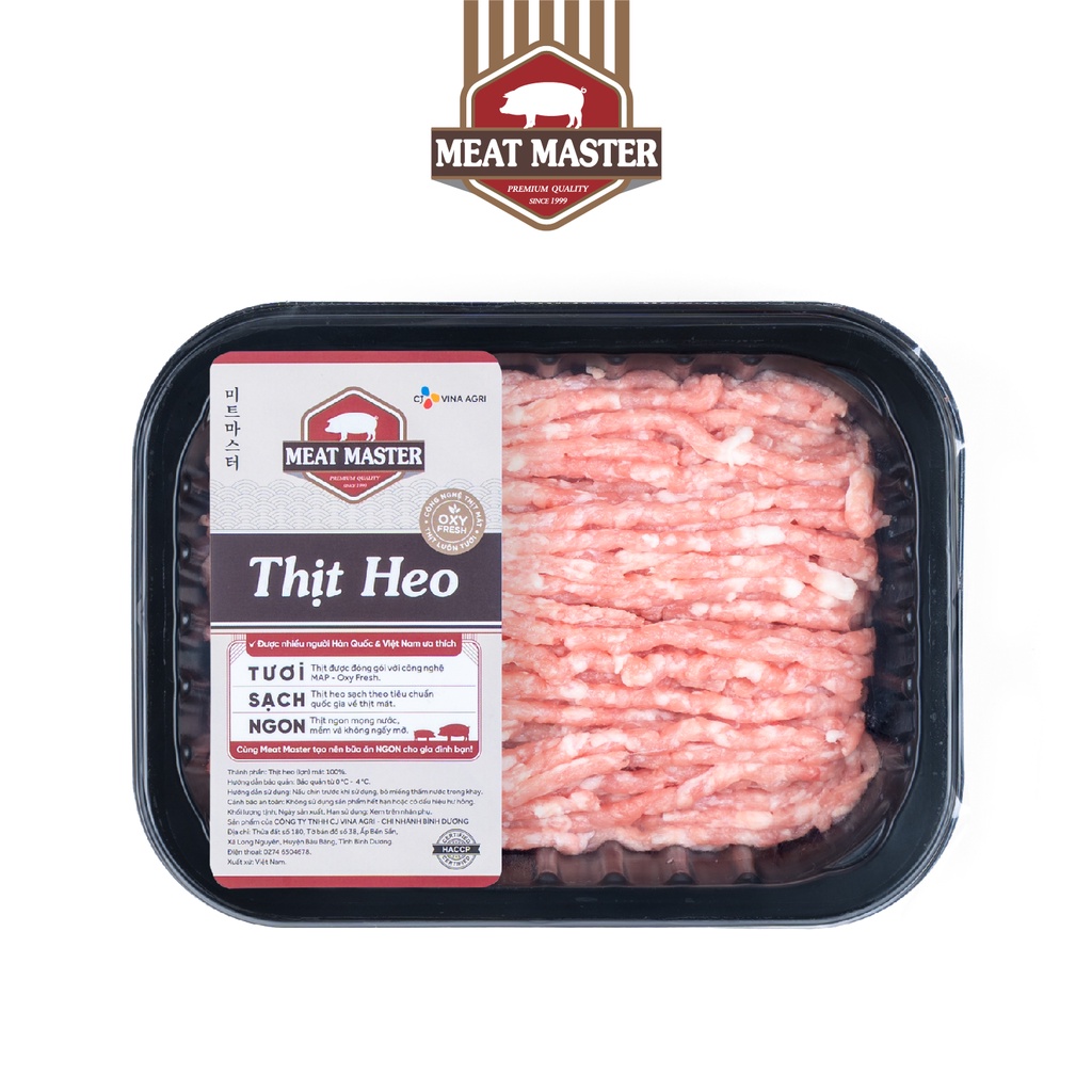 Thịt heo xay Meat Master (400G) - Thịt heo tươi 