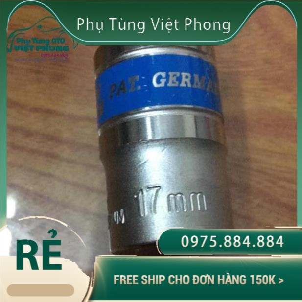 Đầu khẩu 17 1/2 lục giác ngắn