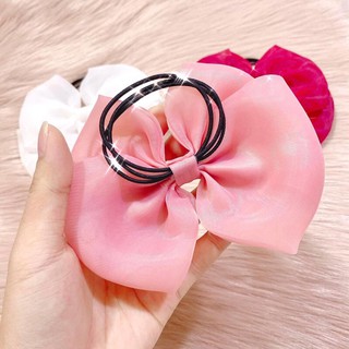 buộc tóc nơ voan công chúa