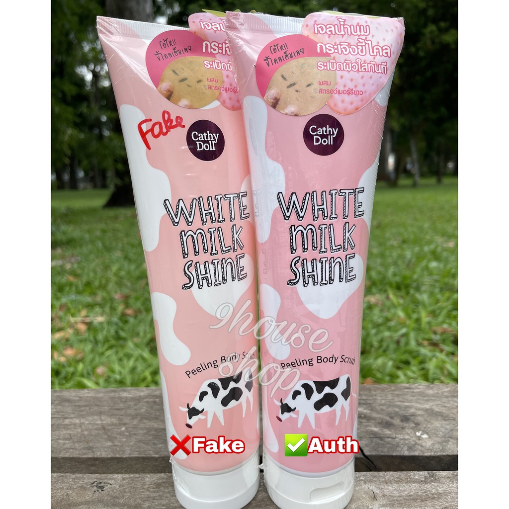 01 Tuýp Tẩy tế bào chết Cathy Doll White Milk Shine Peeling Body Scrub Thái Lan 320gr