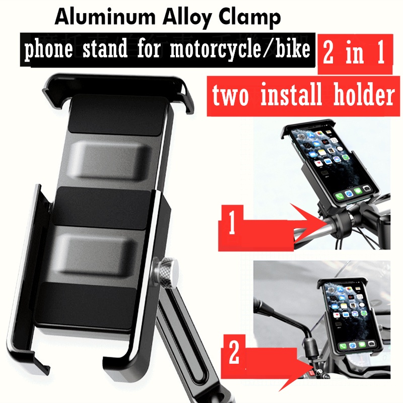 Giá đỡ điện thoại gắn tay lái xe máy tiện dụng