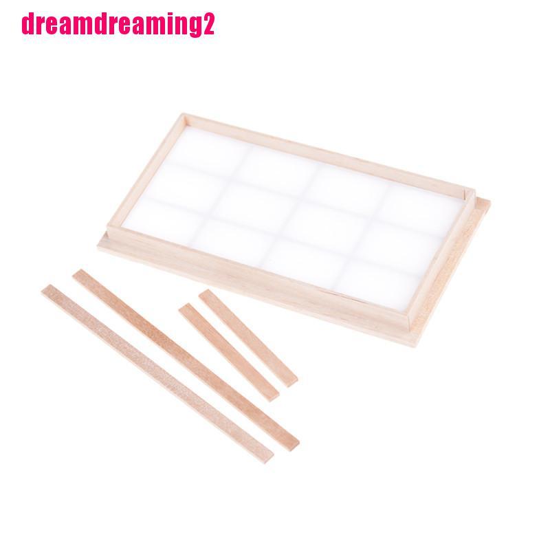 Khung Cửa Sổ Mini Bằng Gỗ Tỉ Lệ 1: 12 Dùng Trang Trí Nhà Búp Bê