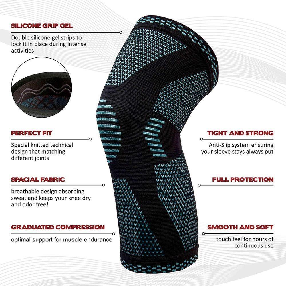 Đệm Bảo Vệ Đầu Gối Bằng Nylon Thoáng Khí Giảm Đau Khớp