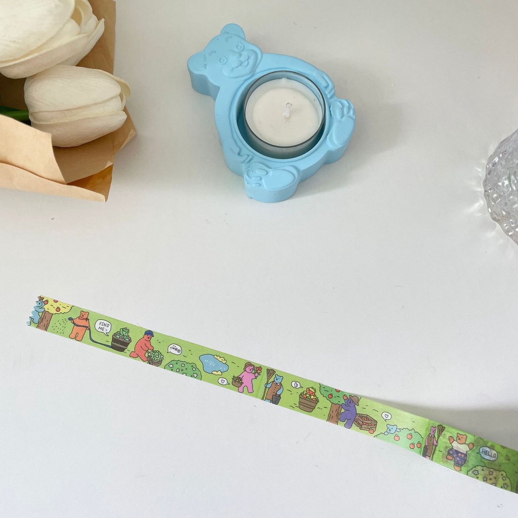 1 Cuộn Sticker Dán Tường Hình Hoạt Hình Dễ Thương