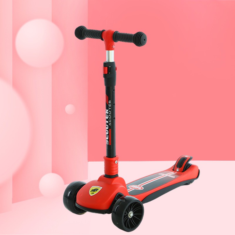 Xe trượt Scooter cho bé chính hãng có đèn bánh phát sáng an toàn dễ đi cho bé từ 2-9 tuổi.