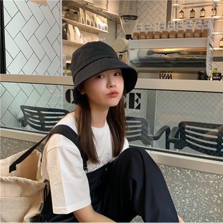 Nón bucket vành cụp HM1986 trơn nhiều màu phong cách Ulzzang Unisex A001